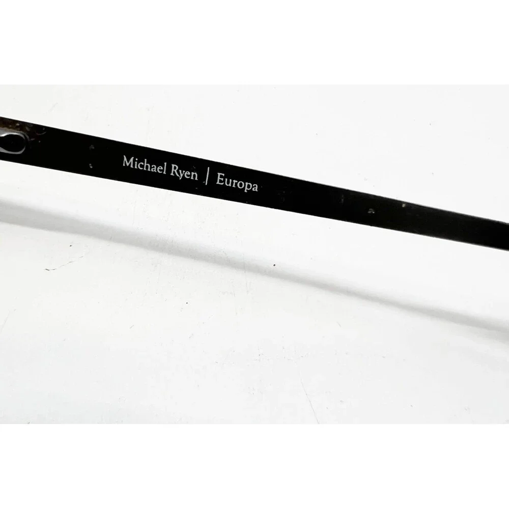 Michael Ryen Eyeglass Frames Mens Black MR-191 Rectangular 53-18-140